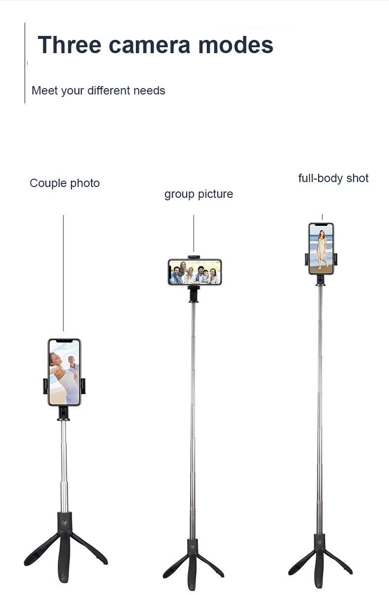 Bakeey-Bluetooth-Wireless-Mini-Tripod-Selfie-Stick-Monopod-with-Remote-Control-for-iPhone-8-Xiaomi-1384571