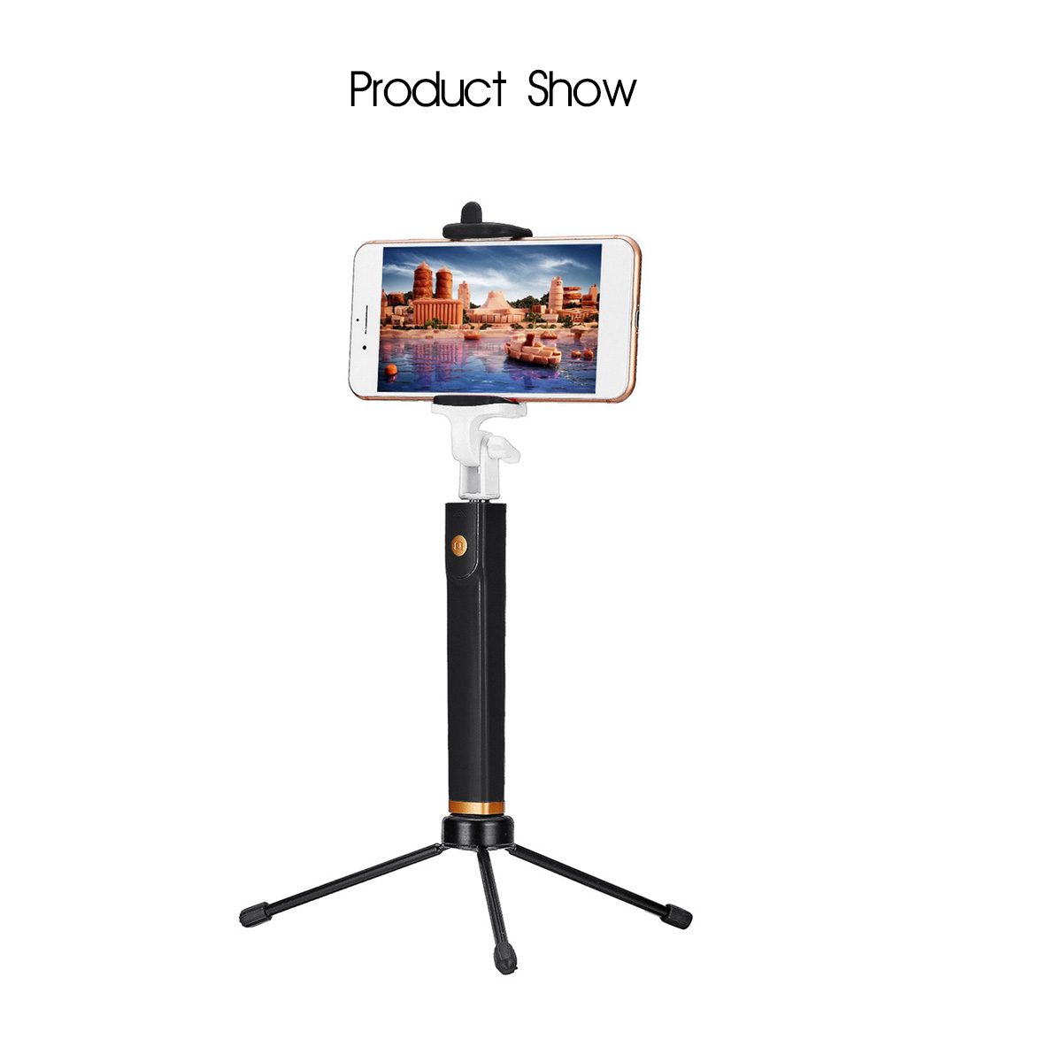 Bakeey-Waterproof-Lightweight-Handheld-Tripod-Selfie-Stick-Pole-For-Gopro-Camera-Phone-1373676