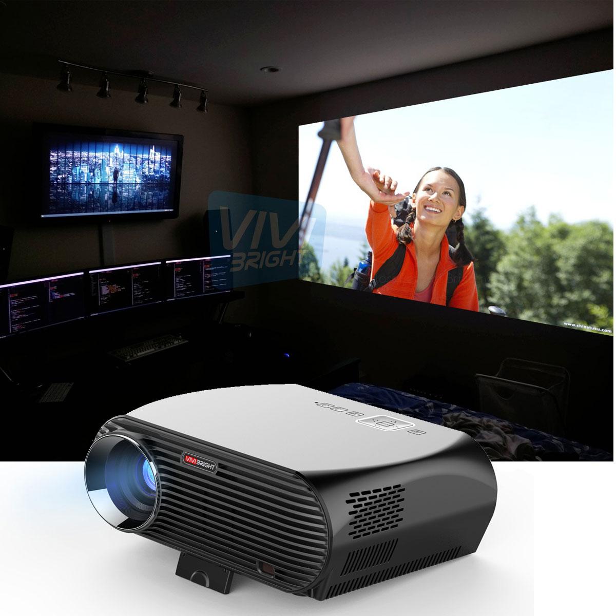 3500-Lumen-1080P-Full-HD-LED-Projector-Home-Theater-Cinema-Wifi-3D-For-Android-1303850