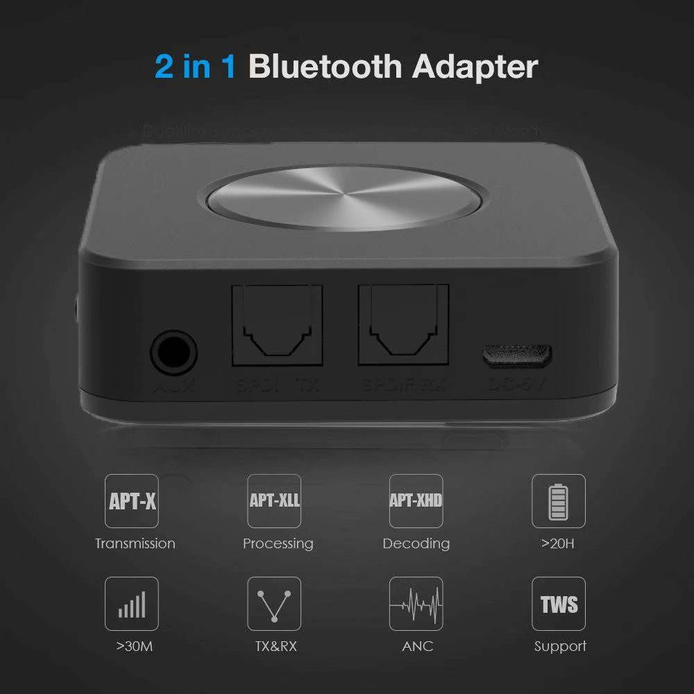 Bakeey-Bluetooth-50-High-Definition-Music-Audio-Transmitter-Receiver-Handsfree-Car-Kit-1407813