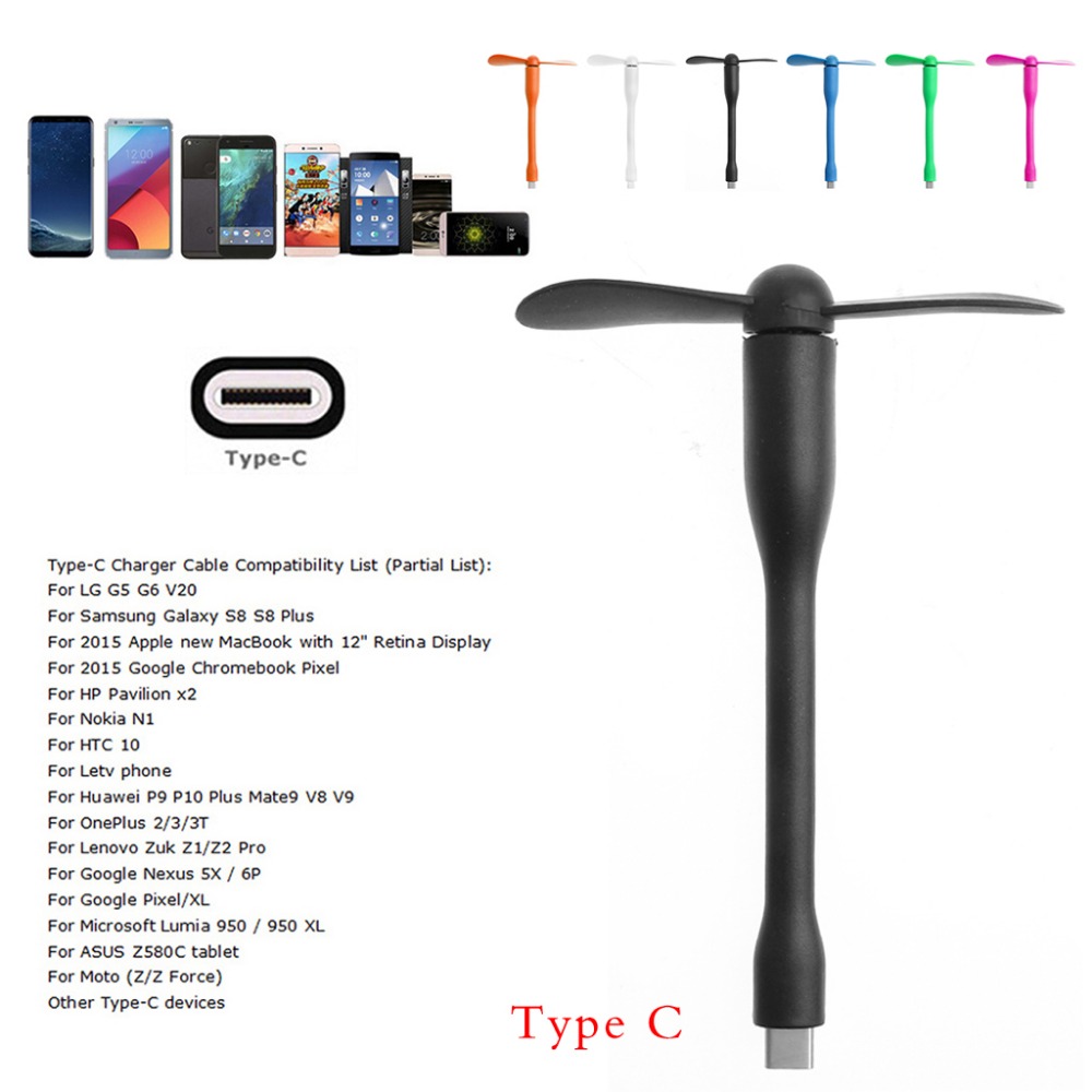Type-C-Flexible-Mini-Cool-Hand-Fans-for-Samsung-Oneplus-Xiaomi-Mi5-Mi5s-MI4C-Huawei-P9-1168732