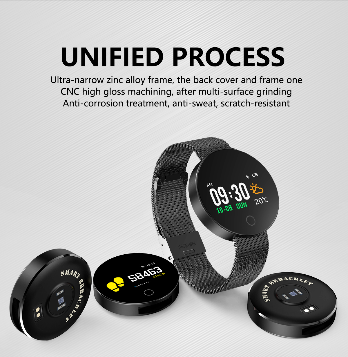 Bakeey-007Pro-096inch-Blood-Pressure-Heart-Rate-Monitor-Multi-mode-Sport-Bluetooth-Smart-Writstband-1234160