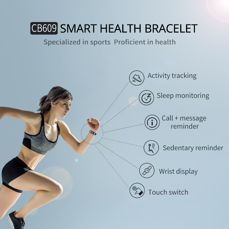 Bakeey-096-inch-Heart-Rate-Blood-Pressure-Sport-Bluetooth-Smart-Wristband-for-Mobile-Phone-1295686