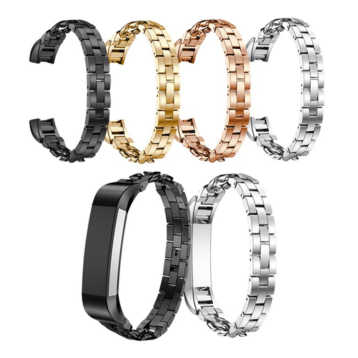 Steel-Watch-Bands-Chain-Strap-Belt-Buckle-Replacement-For-Fitbit-Alta-Tracker-Band-1184713