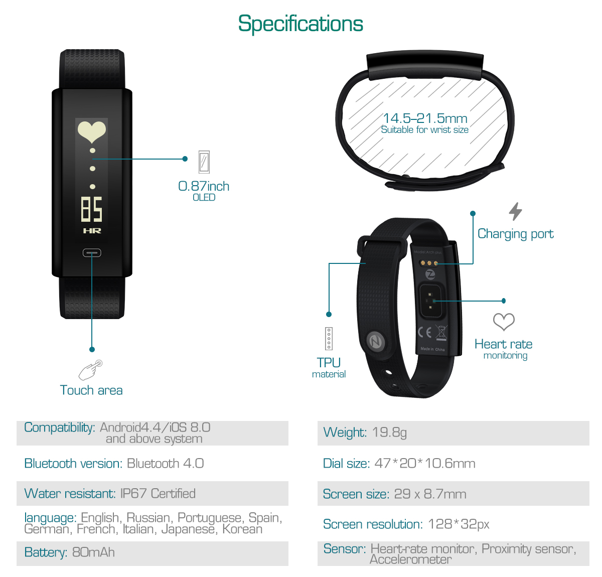 Zeblaze-Arch-Plus-Dynamic-Heart-Rate-Multi-language-Stopwatch-Pedometer-Smart-Watch-for-iOS-Android-1254138