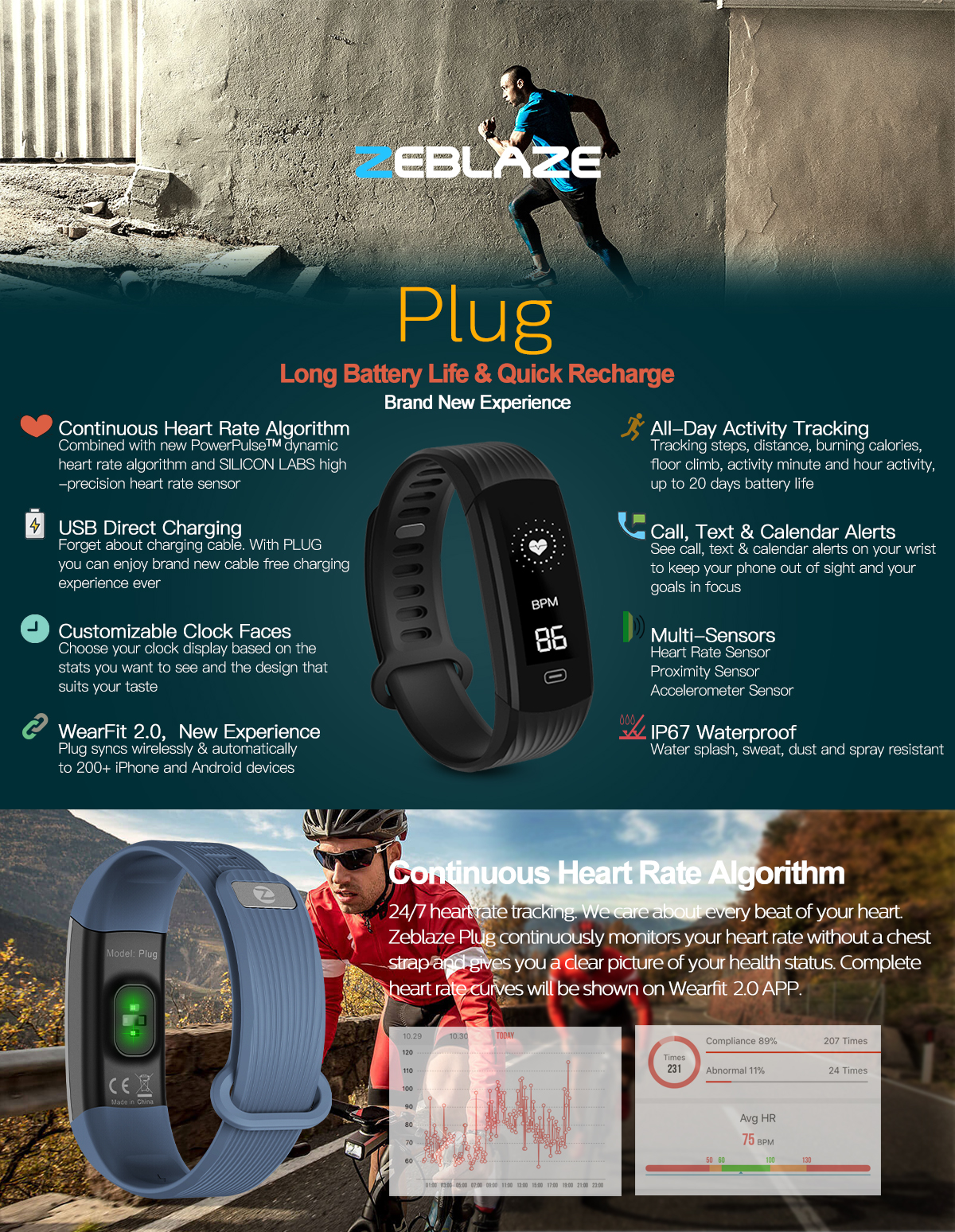 Zeblaze-Plug-Real-time-Heart-Rate-Sleep-Monitor-Stopwatch-All-day-Activity-Tracker-BT40-Smart-Watch-1221018