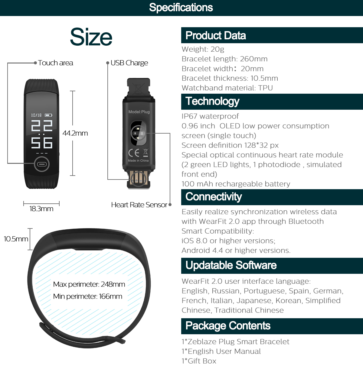 Zeblaze-Plug-Real-time-Heart-Rate-Sleep-Monitor-Stopwatch-All-day-Activity-Tracker-BT40-Smart-Watch-1221018