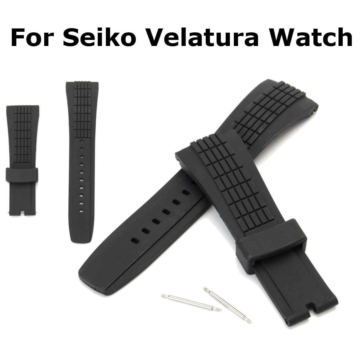 20-26mm-Silicone-Black-Watch-Band-Strap-For-Seiko-Velatura-Watch-Replaceable-1246315