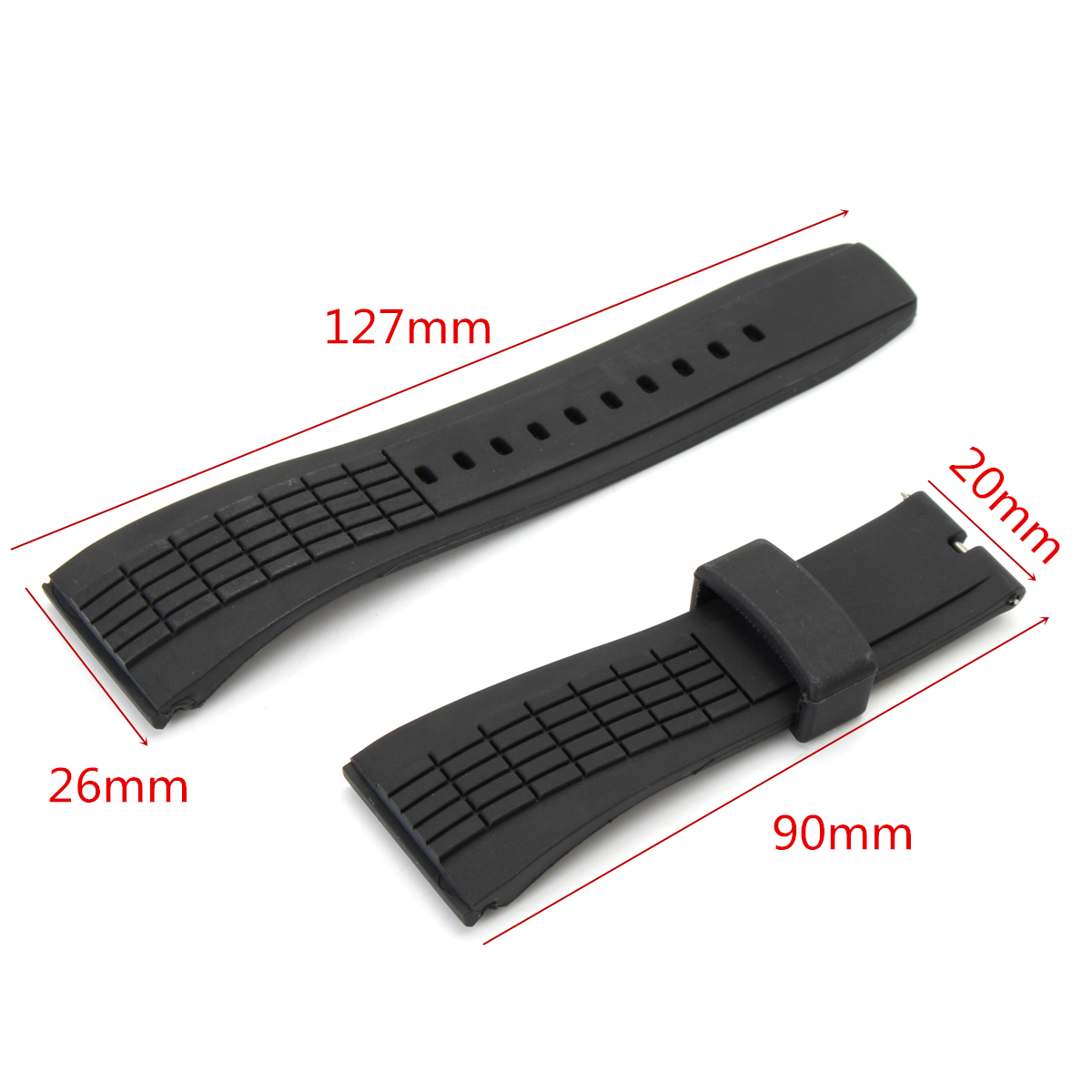 20-26mm-Silicone-Black-Watch-Band-Strap-For-Seiko-Velatura-Watch-Replaceable-1246315