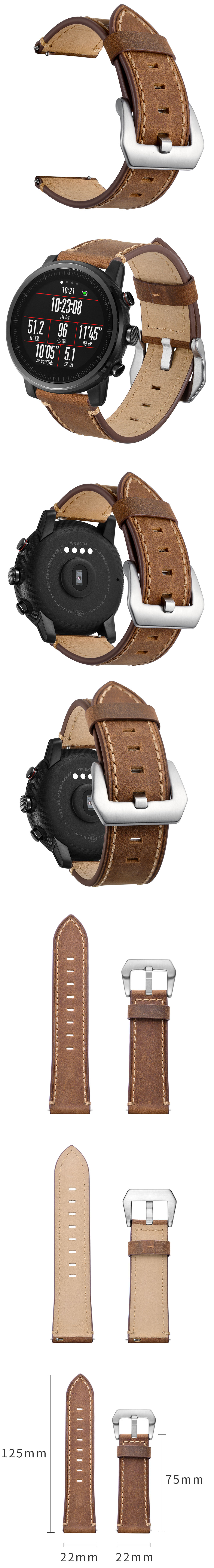 22mm-Genuine-Leather-Watch-Strap-Watch-Band-for-Huami-Amazfit-2-1442664