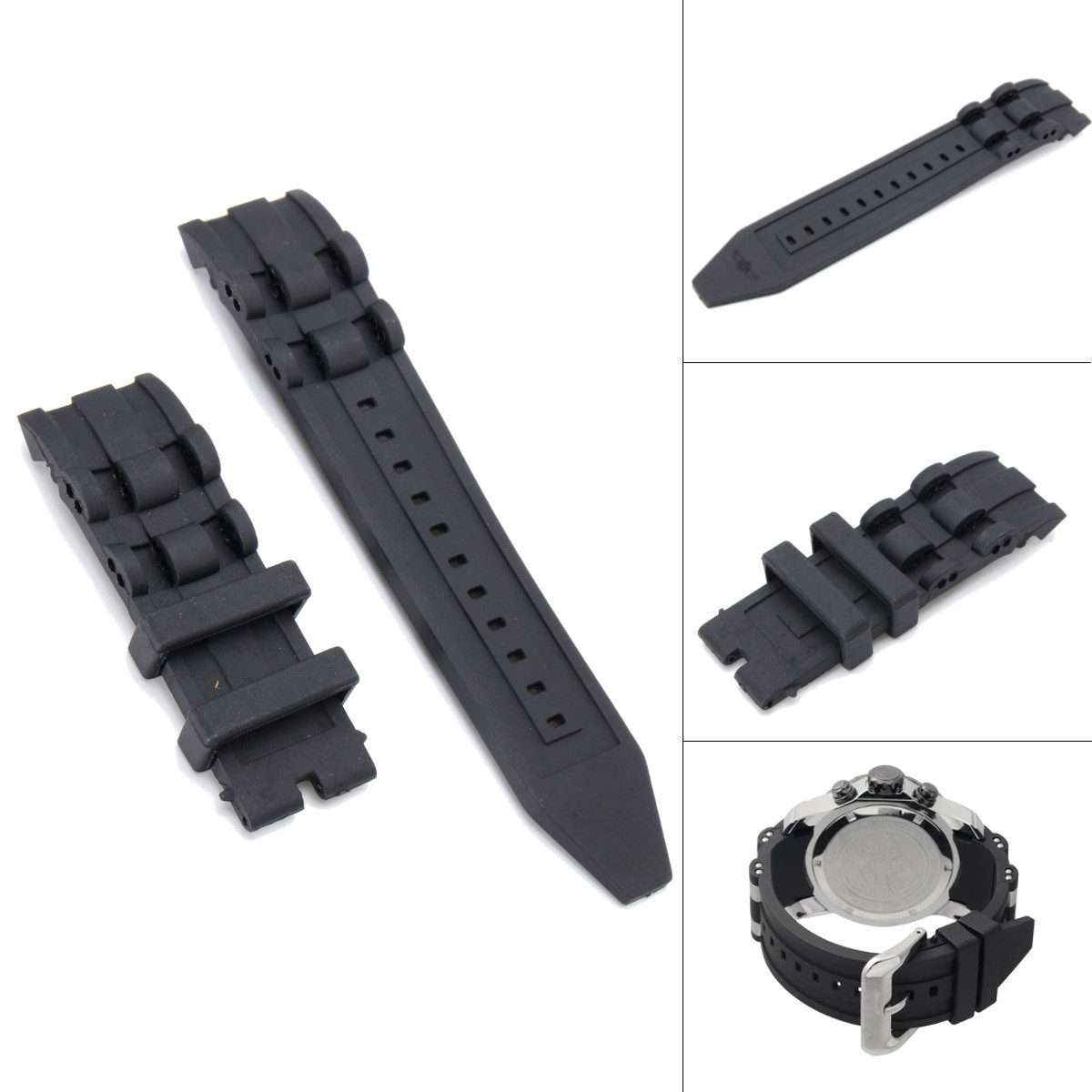 26mm-Rubber-Black-Watch-Band-Strap-For-Invicta-Pro-Diver-6977-6978-6981-6983-1224385