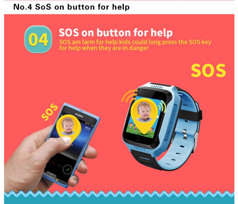 Bakeey-144inch-Touch-Screen-SOS-GPS-LBS-LocationTracker-Flashlight-Pedometer-Children-Smart-Watch-1296124