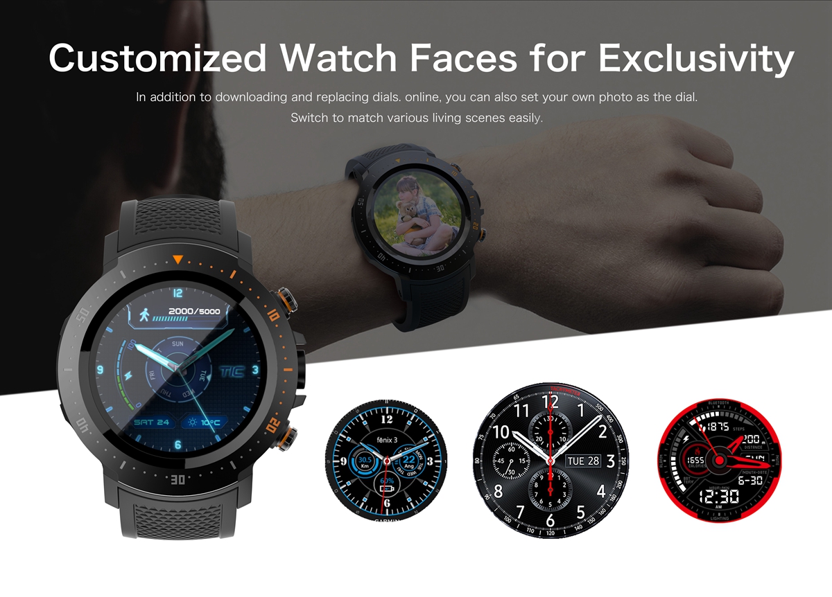 Bakeey-A4-4G-139-AMOLED-GPSBDS-WIFI-IP67-Customized-Watch-Face-Android-71-APP-Market-Smart-Watch-1383758