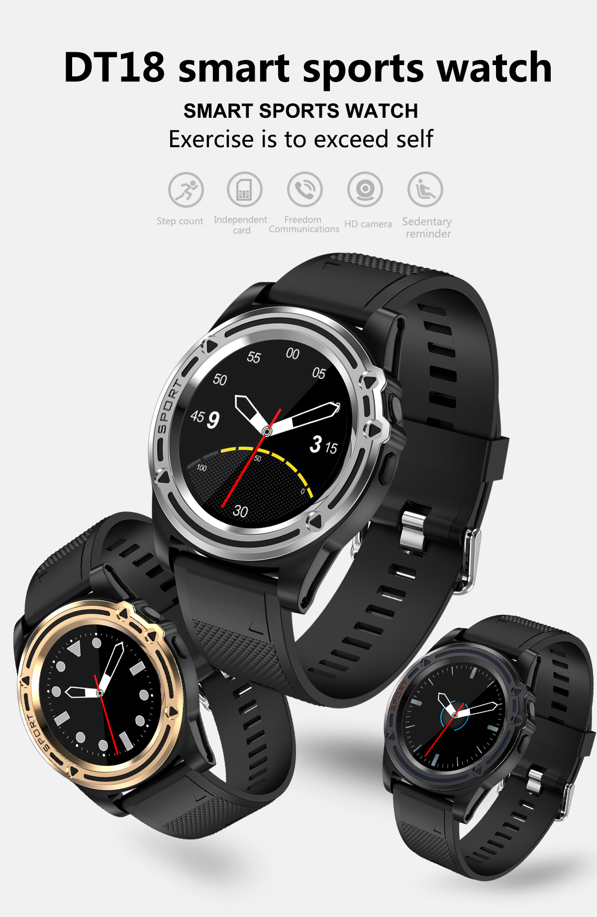 LYNWO-DT18-32G-Bluetooth-Camera-Music-Clock-Display-Call-Sleep-Monitor-Smart-Watch-Phone-1314196