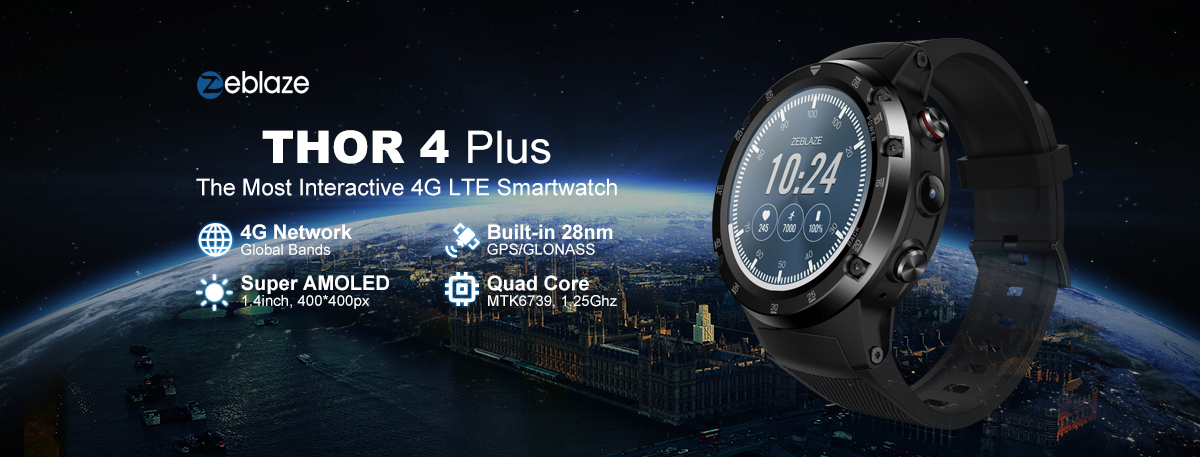 Zeblaze-THOR-4-Plus-14-inch-AMOLED-4G-LTE--1G16G-WIFI-GPSGLONASS-50MP-Android-71-Watch-Phone-1362371