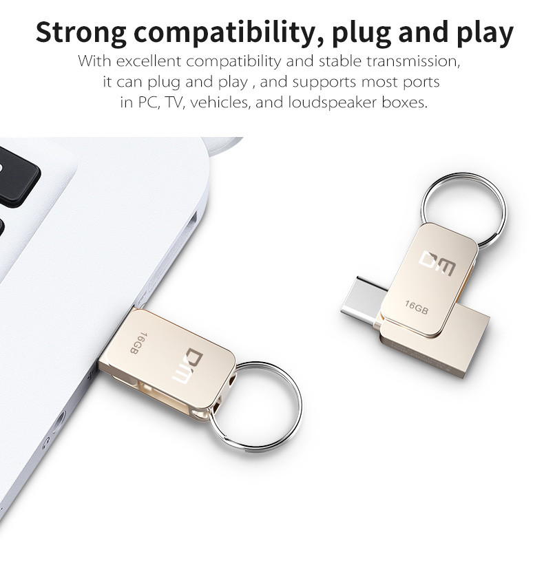 DM-16GB-32GB-64GB-Metal-Mini-Type-c-OTG-USB-30-Flash-Drive-for-Xiaomi-Mobile-Phone-Tablet-1350071
