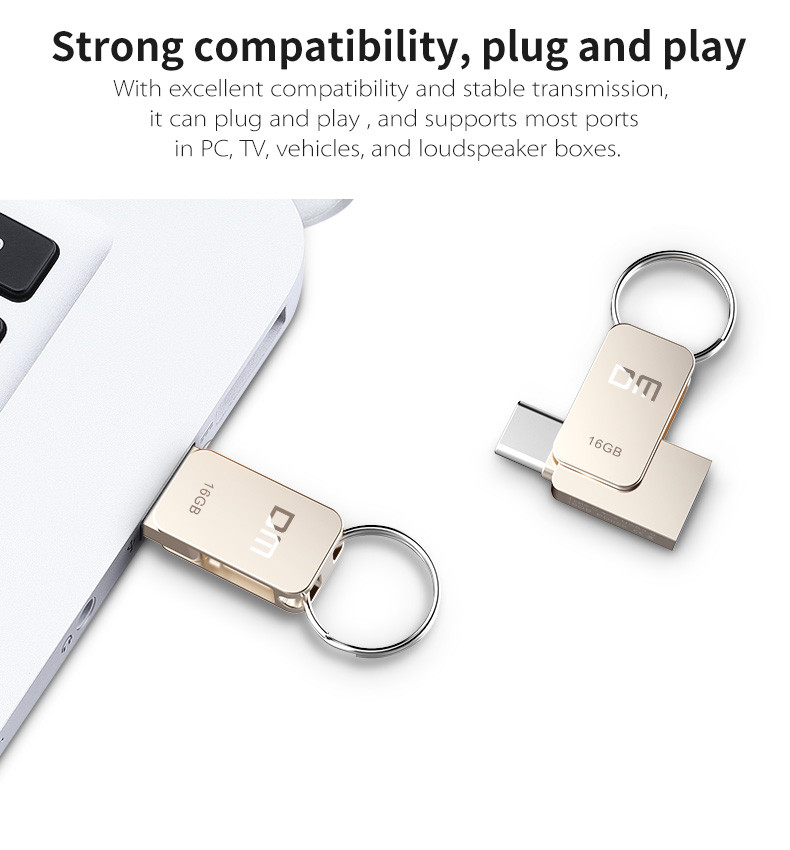 DM-16GB-32GB-64GB-Metal-Mini-Type-c-OTG-USB-30-Flash-Drive-for-Xiaomi-Mobile-Phone-Tablet-1350071
