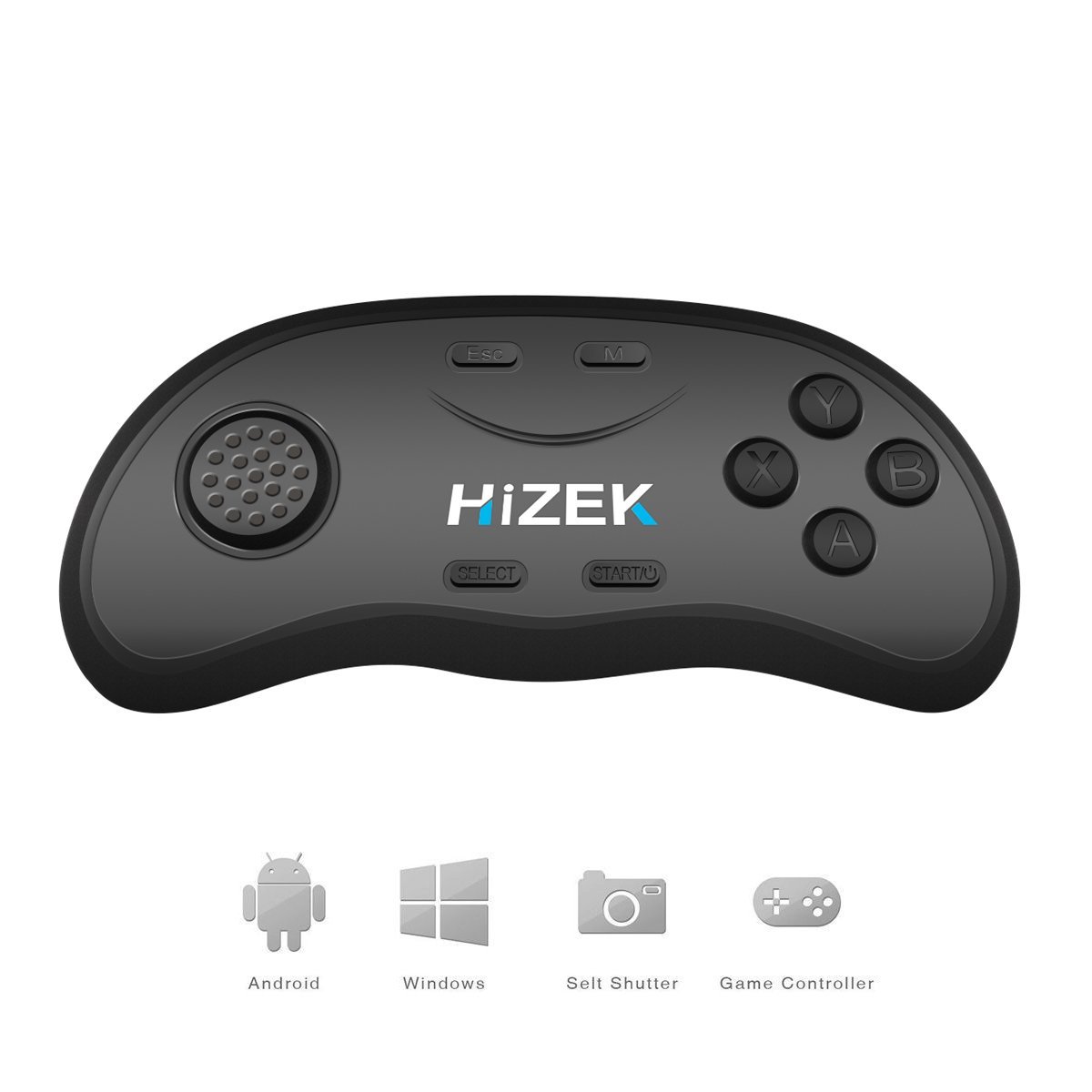 Hizek-HZ-RC2-bluetooth-Remote-Controller-Wireless-Gamepads-Mouse-Music-Player-For-iOS-Android-PC-1114476