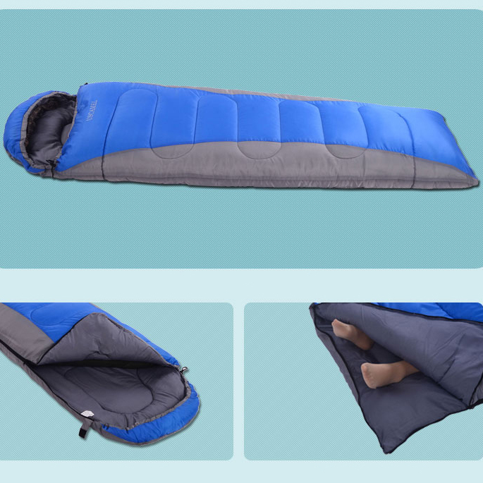15kg-Polyester-Side-Open-Single-Sleeping-Bag-Portable-Ultra-light-Outdoor-Camping-Bedding-1216975