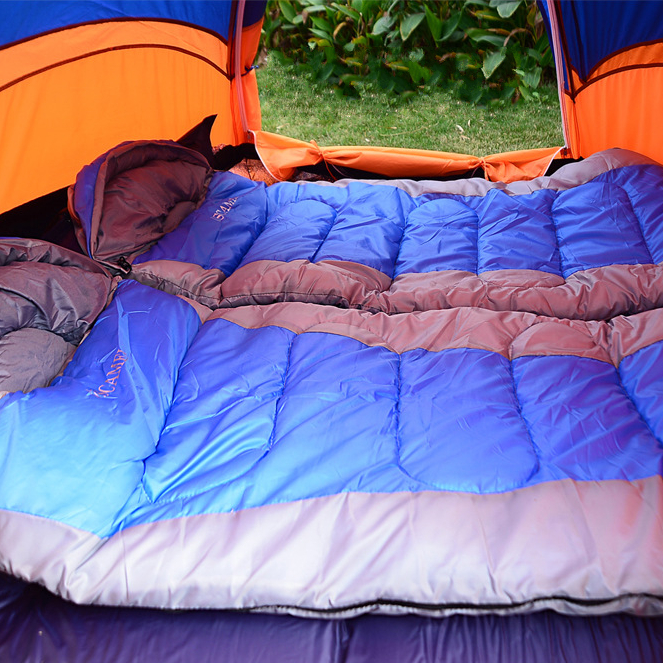 15kg-Polyester-Side-Open-Single-Sleeping-Bag-Portable-Ultra-light-Outdoor-Camping-Bedding-1216975