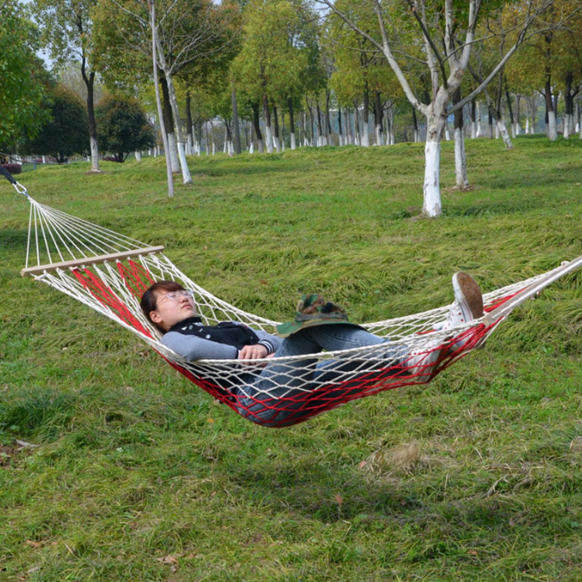 190x80cm-Outdoor-Camping-Hammock-Cotton-Rope-Swing-Hanging-Bed-Garden-Patio-Max-Load-100kg-1445183
