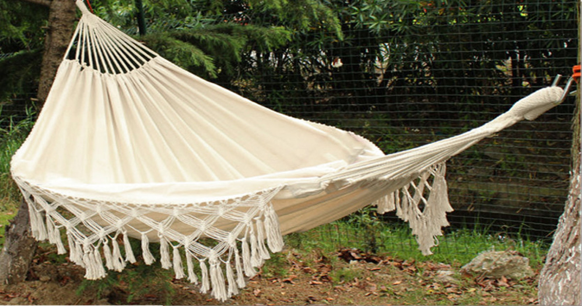 240x150CM-Large-Double-Cotton-Hammock-Fringe-Swing-Beach-Yard-Hanging-Chair-Bed-1244550