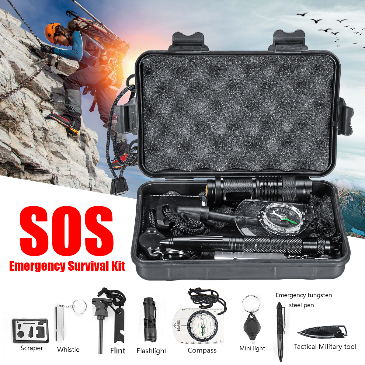 10-In-1-Outdoor-Tactical-SOS-Emergency-Survival-Tools-Kit-Multifunctional-Equipment-Case-Camping-1327877