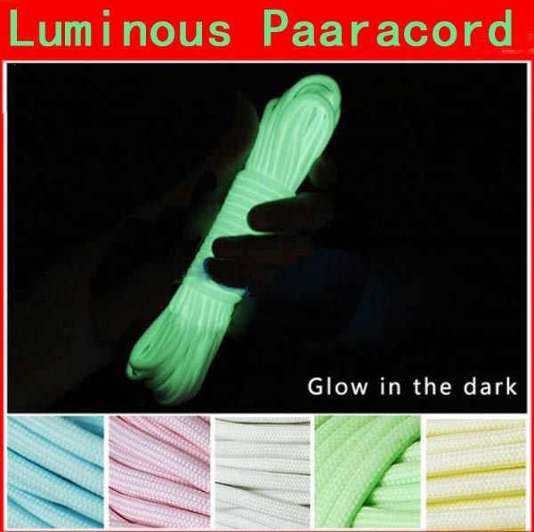 10ft-3m-Luminous-Glow-Nylon-Paracord-Parachute-Cord-Rope-Multifunction-For-Outdooors-923699