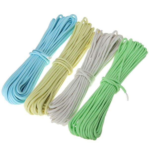 10ft-3m-Luminous-Glow-Nylon-Paracord-Parachute-Cord-Rope-Multifunction-For-Outdooors-923699