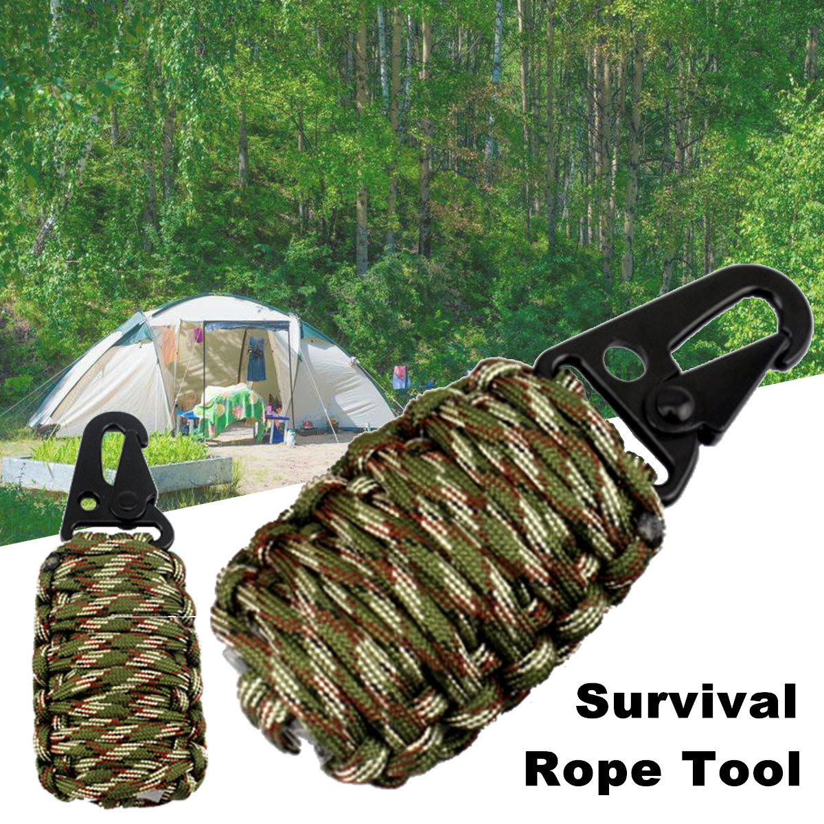 16Pcs-Outdoor-Paracord-Kit-Survival-Rope-Set-Fishing-Tools-Camping-Carabiner-Emergency-Gear-1283075