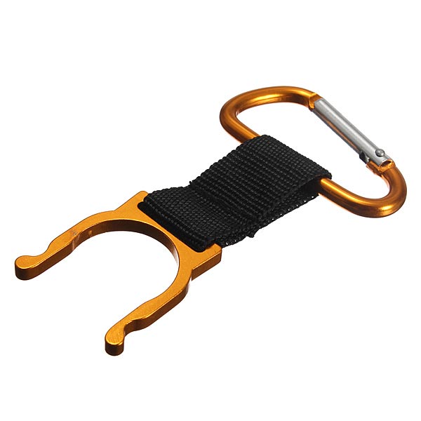IPRee-Camping-Hiking-Water-Bottle-Carabiner-Buckle-D-Shape-Strap-Keychain-Holder-932128