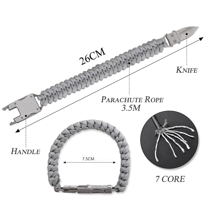 IPReereg-Outdoor-EDC-Survival-Bracelet-Parachute-Rope-Wrist-Band-Multifunctional-Tools-Kit-1281758