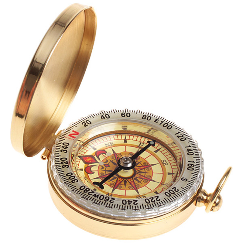 Outdoor-Portable-Brass-Pocket-G50-Copper-Golden-Compass-Luminous-Navigation-Flip-1257577