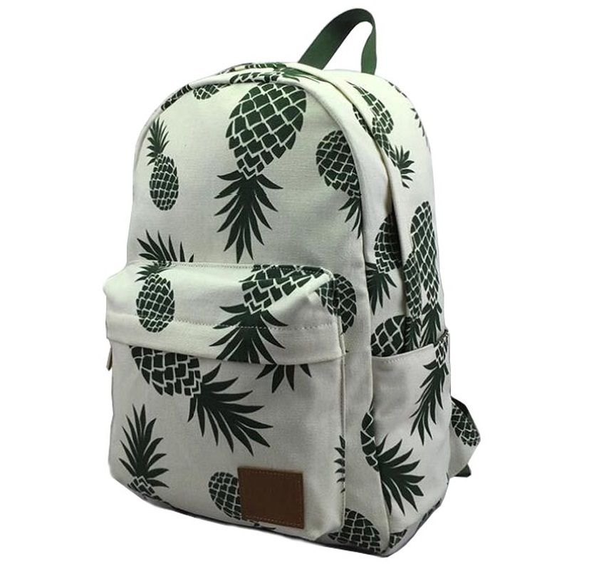 Outdoor-Travel-Bags-Women-Canvas-Backpack-Portable-Casual-Daily-Pineapple-Print-School-Book-Bag-1278708