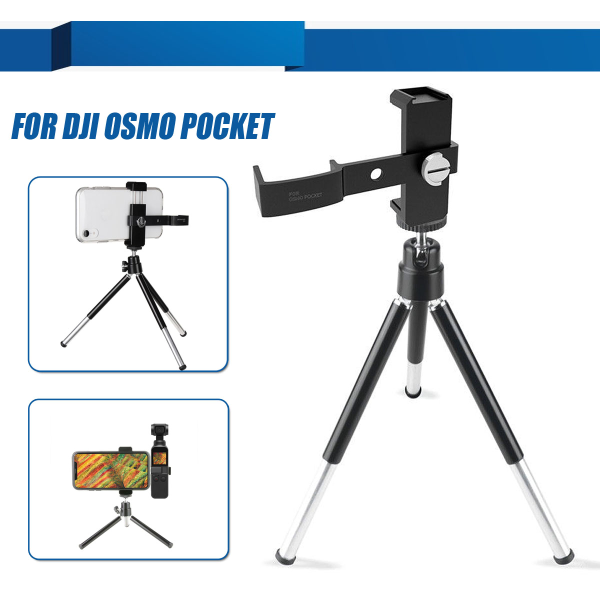 DJI-Osmo-Pocket-Multi-Functional-Extension-Tripod-Bracket-Mount-Phone-Holder-Handheld-Gimbal-1409310
