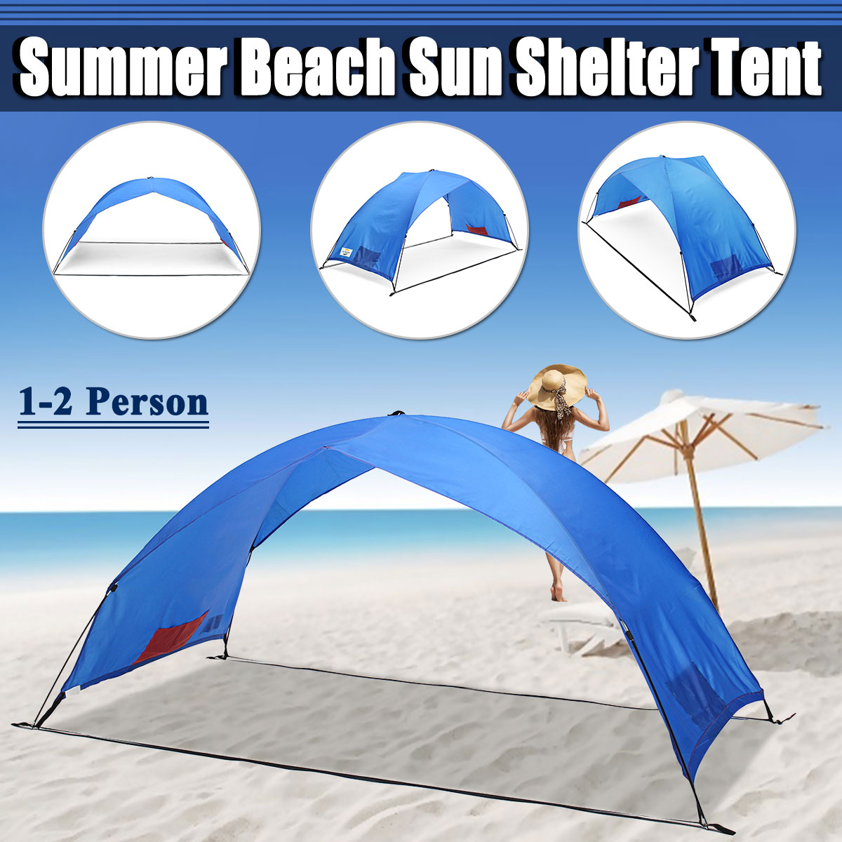 1-2-People-Outdoor-Camping-Sun-Shelter-Tent-Beach-Summer-Anti-UV-Tarp-Canopy-1352193