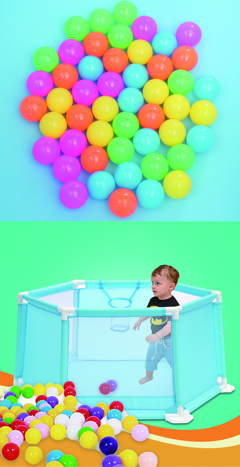 110CM-Baby-Playpen-Baby-Toys-Tent-Ocean-Plastic-Ball-Pool-Safety-Protection-Yard-With-50-Pcs-Balls-1347356
