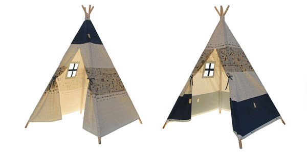 120-x-120-x-160cm-Children-Game-Tent-Foldable-White-and-Blue-Ribbon-Pattern-Teepee-1196948