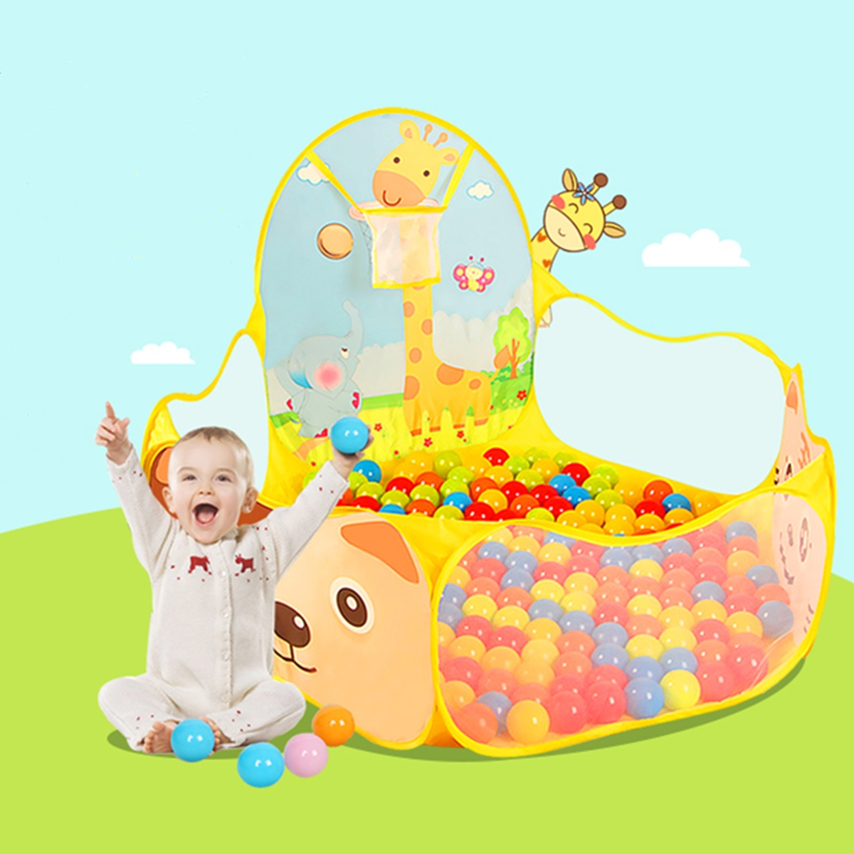 120CM-Foldable-Children-Kids-Ocean-Ball-Pool-Toy-Play-Tent-For-Indoor-Outdoor-Game-1256366