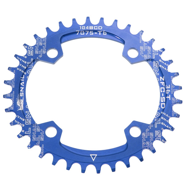 104mm-Bike-Bicycle-Narrow-Wide-Single-Speed-Oval-Circle-Chainring-36T-1058904