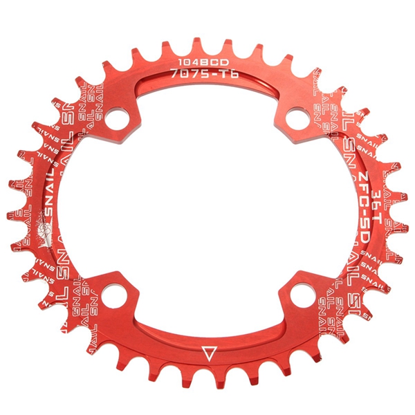 104mm-Bike-Bicycle-Narrow-Wide-Single-Speed-Oval-Circle-Chainring-36T-1058904