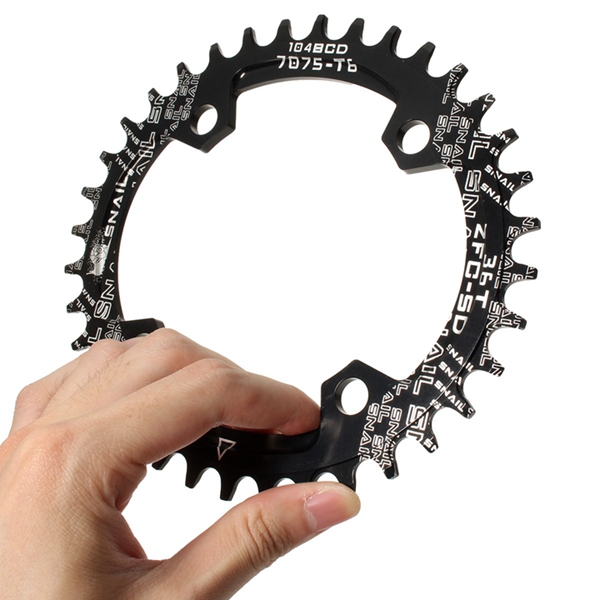 104mm-Bike-Bicycle-Narrow-Wide-Single-Speed-Oval-Circle-Chainring-36T-1058904