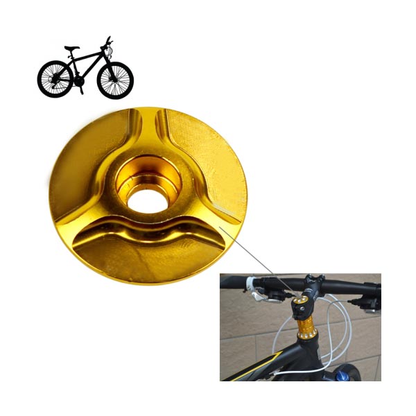 Bicycle-CNC-Aluminum-Bike-Headset-Cap-286mm-Sunflower-Stem-Top-Cover-937792