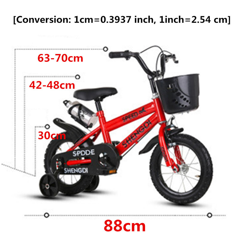 BIKIGHT-12quot-Kids-Bike-Tricycle-3-Wheels-Balance-Protection-Safety-Baby-Safety-Cycling-Training-Bi-1339156