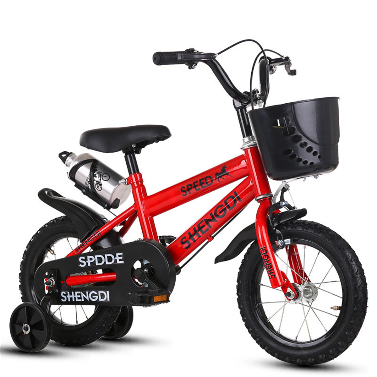 BIKIGHT-12quot-Kids-Bike-Tricycle-3-Wheels-Balance-Protection-Safety-Baby-Safety-Cycling-Training-Bi-1339156