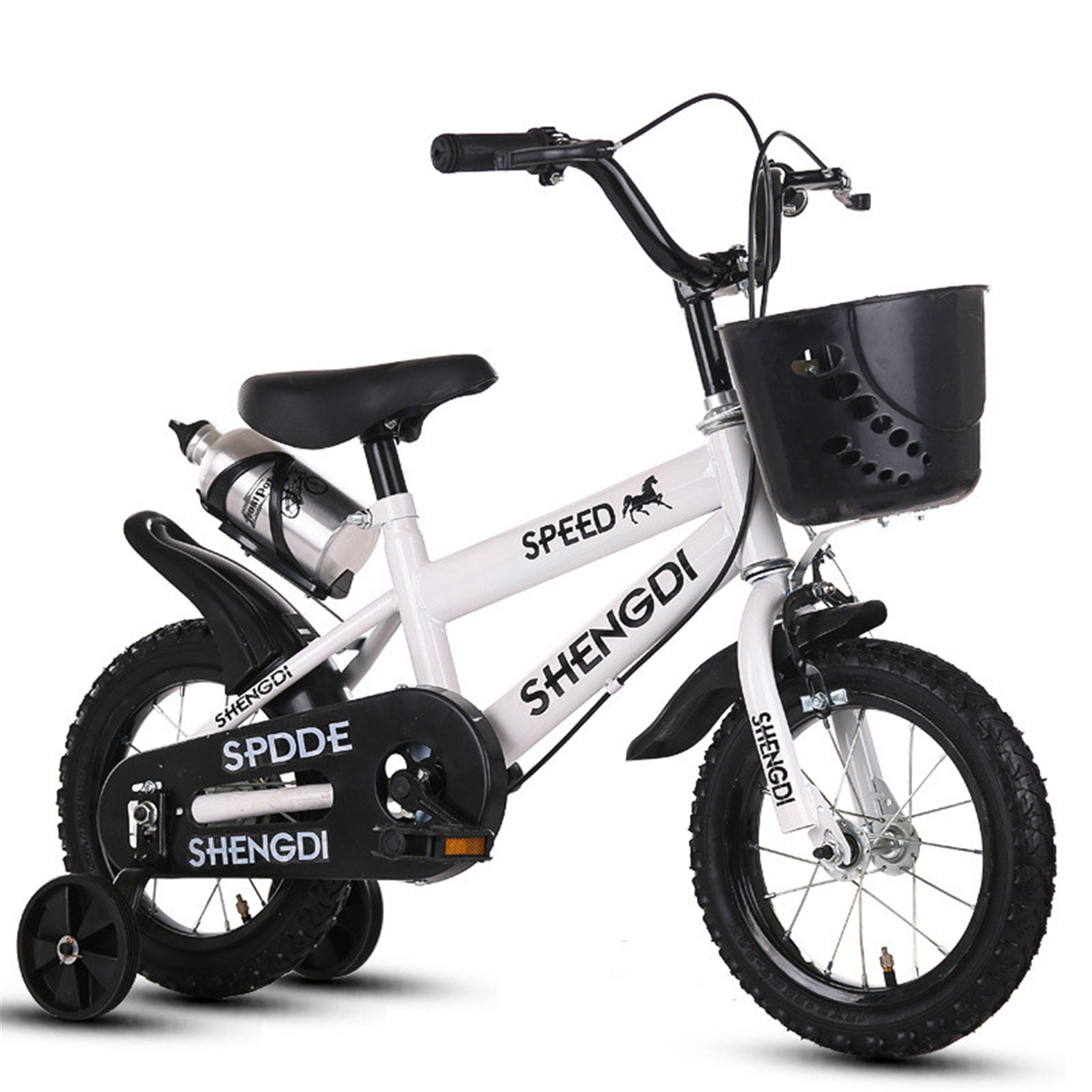 BIKIGHT-12quot-Kids-Bike-Tricycle-3-Wheels-Balance-Protection-Safety-Baby-Safety-Cycling-Training-Bi-1339156