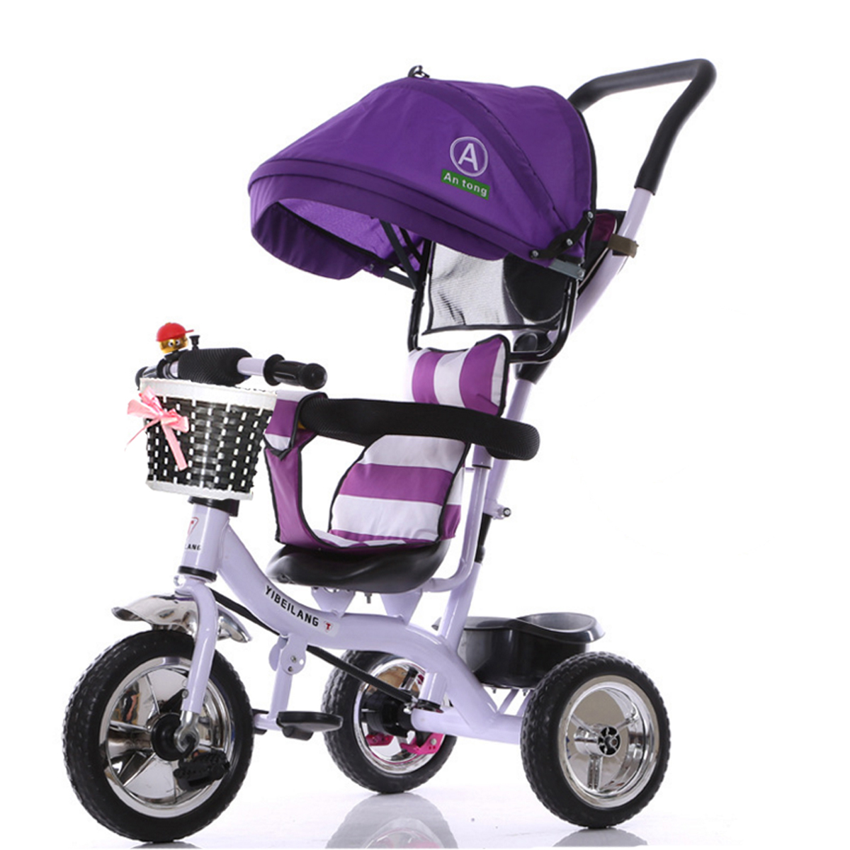 BIKIGHT-Kids-Tricycle-Bike-Children-3-Wheels-With-Shade-Toddler-Balance-Protection-Baby-Cholley-Mini-1340506