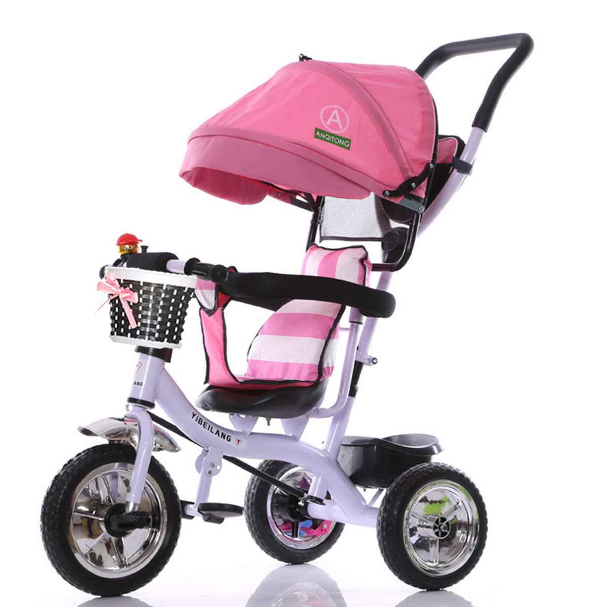 BIKIGHT-Kids-Tricycle-Bike-Children-3-Wheels-With-Shade-Toddler-Balance-Protection-Baby-Cholley-Mini-1340506