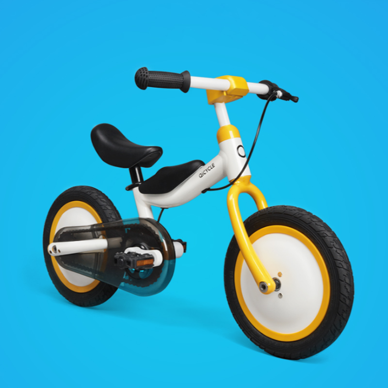 Xiaomi-QICYCLE-Bike-Tricycle-Scooter-12quot--for-Children-Yellow-Color-Slide-Bicycle-Dual-Use-1209748