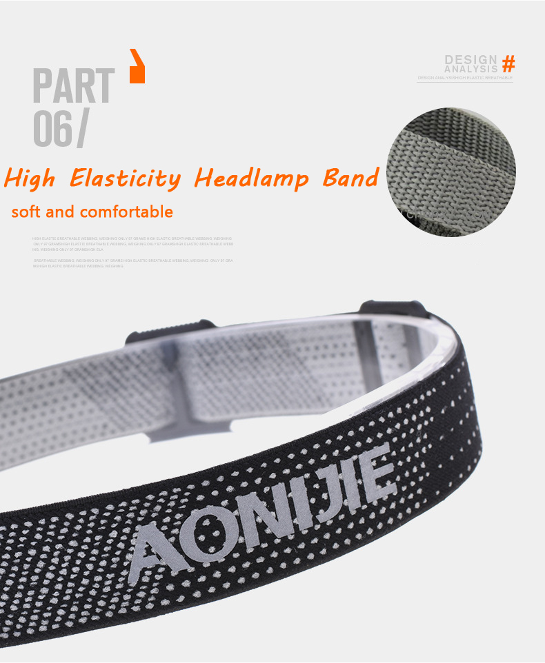 AONIJIE-Outdoor-Portable-LED-Headlights-High-Light-Waterproof-Headlamp-Battery-Safety-Warning-Light-1274306